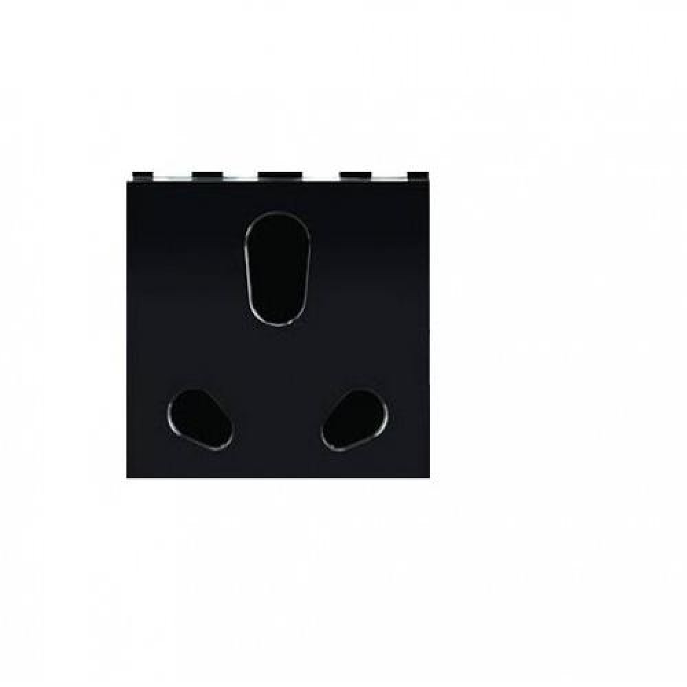 6A/16A, Twin Socket, 2/3 Module Roma