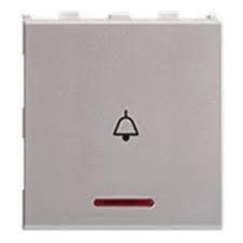 Bell Push Switch with Indicator, 2 Module Roma (66233)