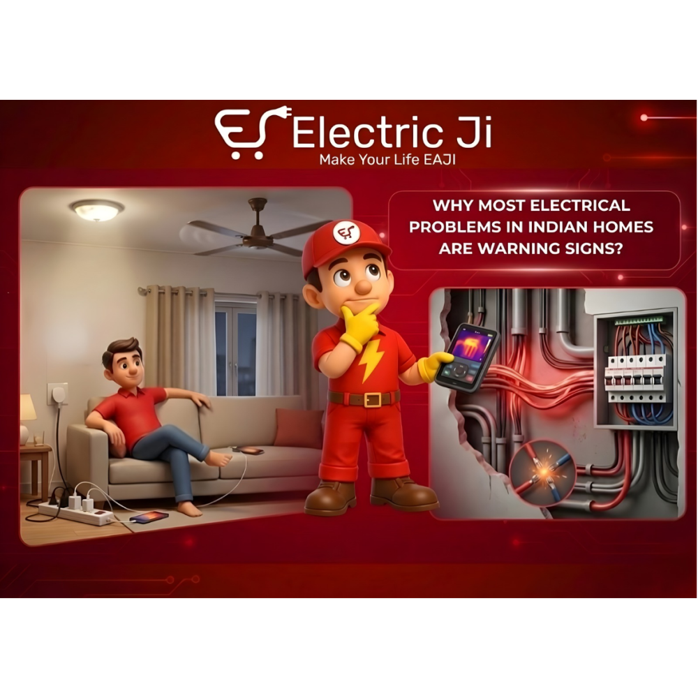 Why Most Electrical Problems in Indian Homes Are Warning Signs Not Small Issues ?