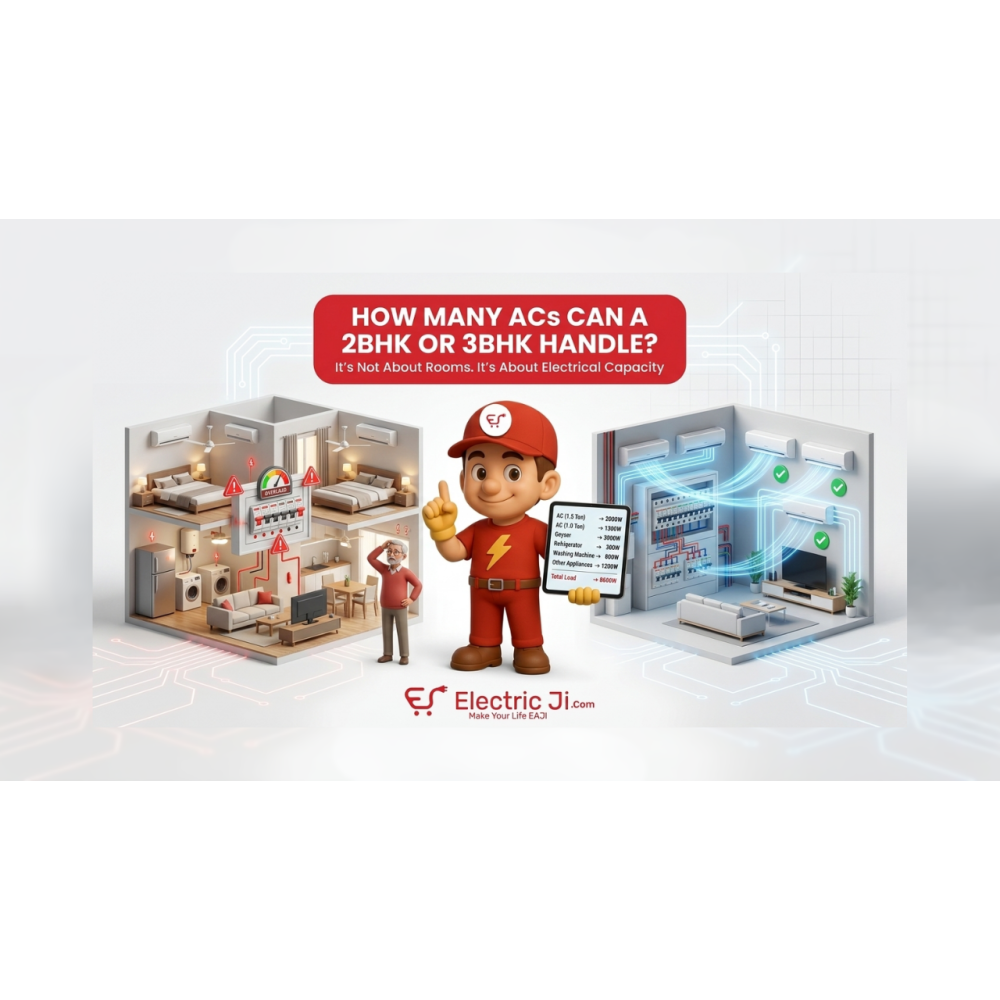 How Many ACs Can a 2BHK or 3BHK Handle? Electrical Load Guide for Indian Homes