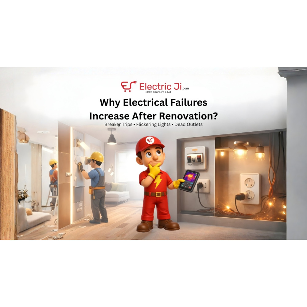 Why Electrical Failures Increase After Renovation: Breaker Trips, Flickering Lights & Dead Outlets Explained