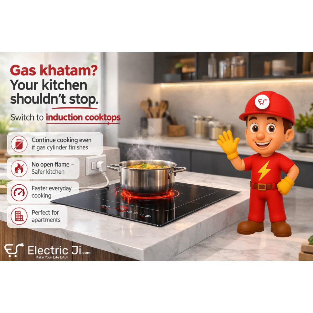Why Indian Homes Are Switching to Induction Cooktops During LPG Shortages ?