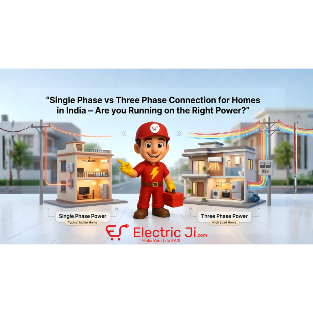 Single Phase vs Three Phase Connection for Home in India: Which Power Supply Is Right for Your House?
