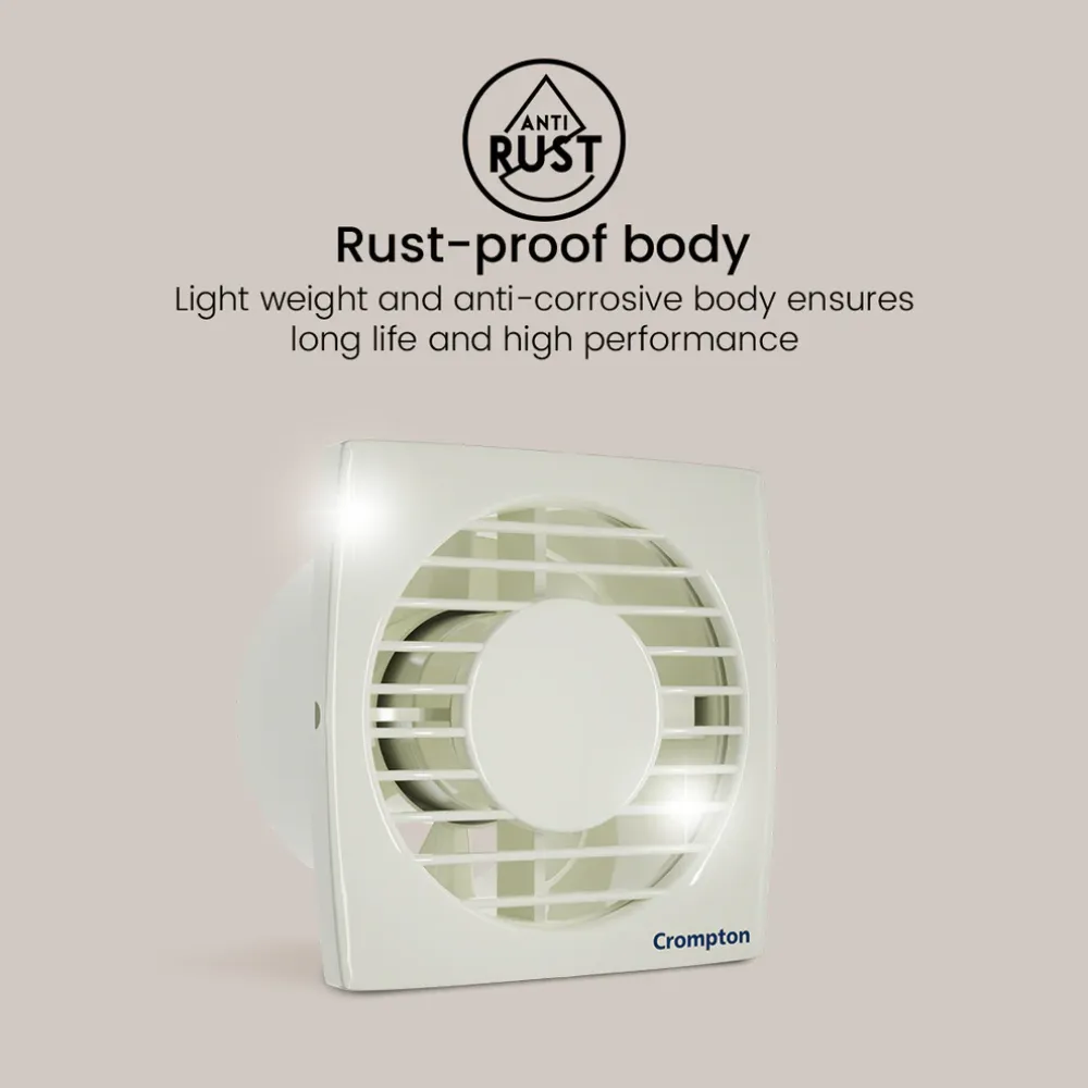 Axial Air Exhaust Fan | 100mm | Crompton