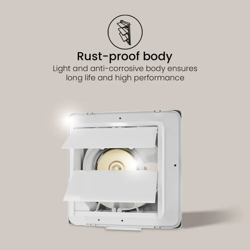 Brisk Air Plus Exhaust Fan | 150mm/200mm | Crompton