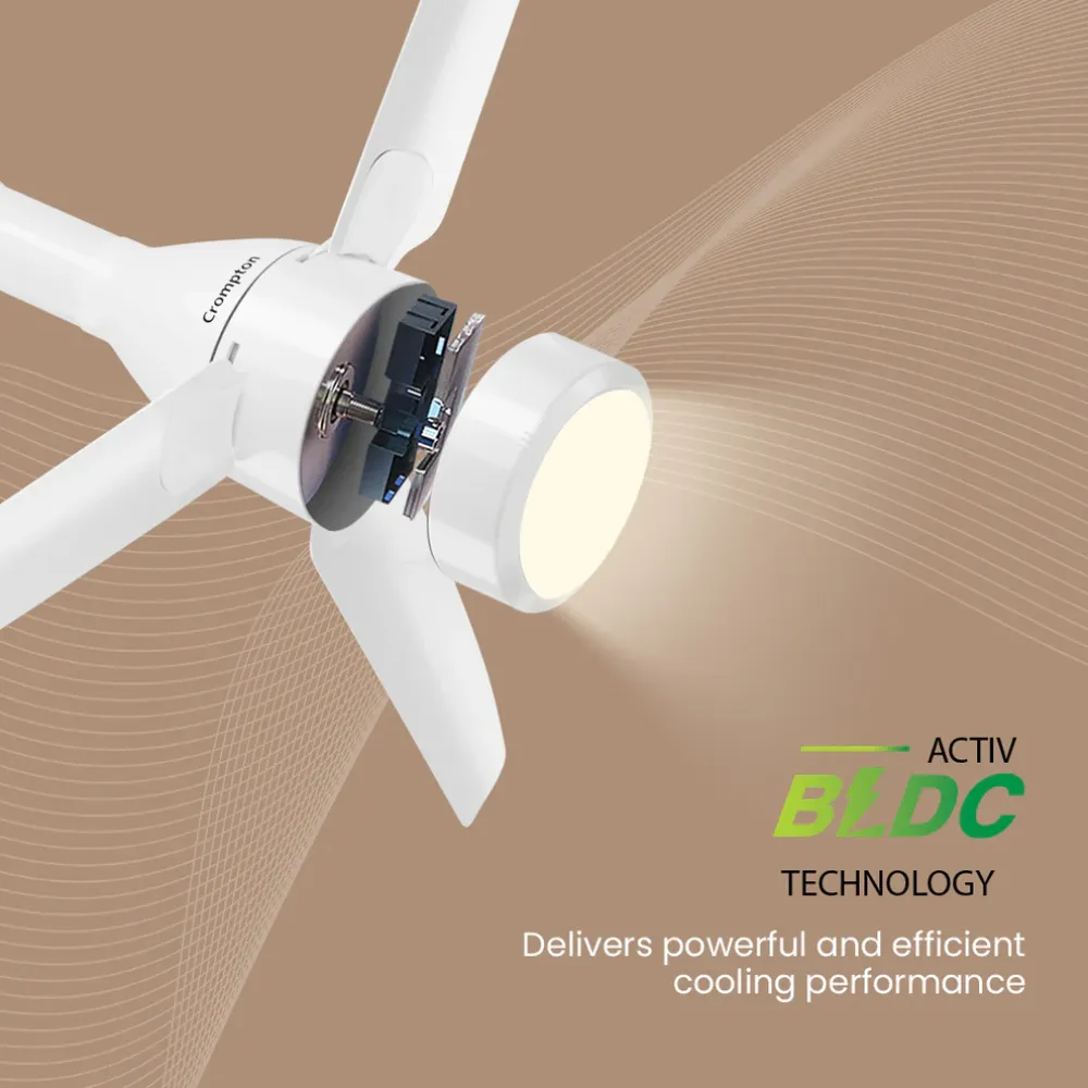 Energion Roverr Underlight Ceiling Fan | 1200mm BLDC| Remote Control |Crompton