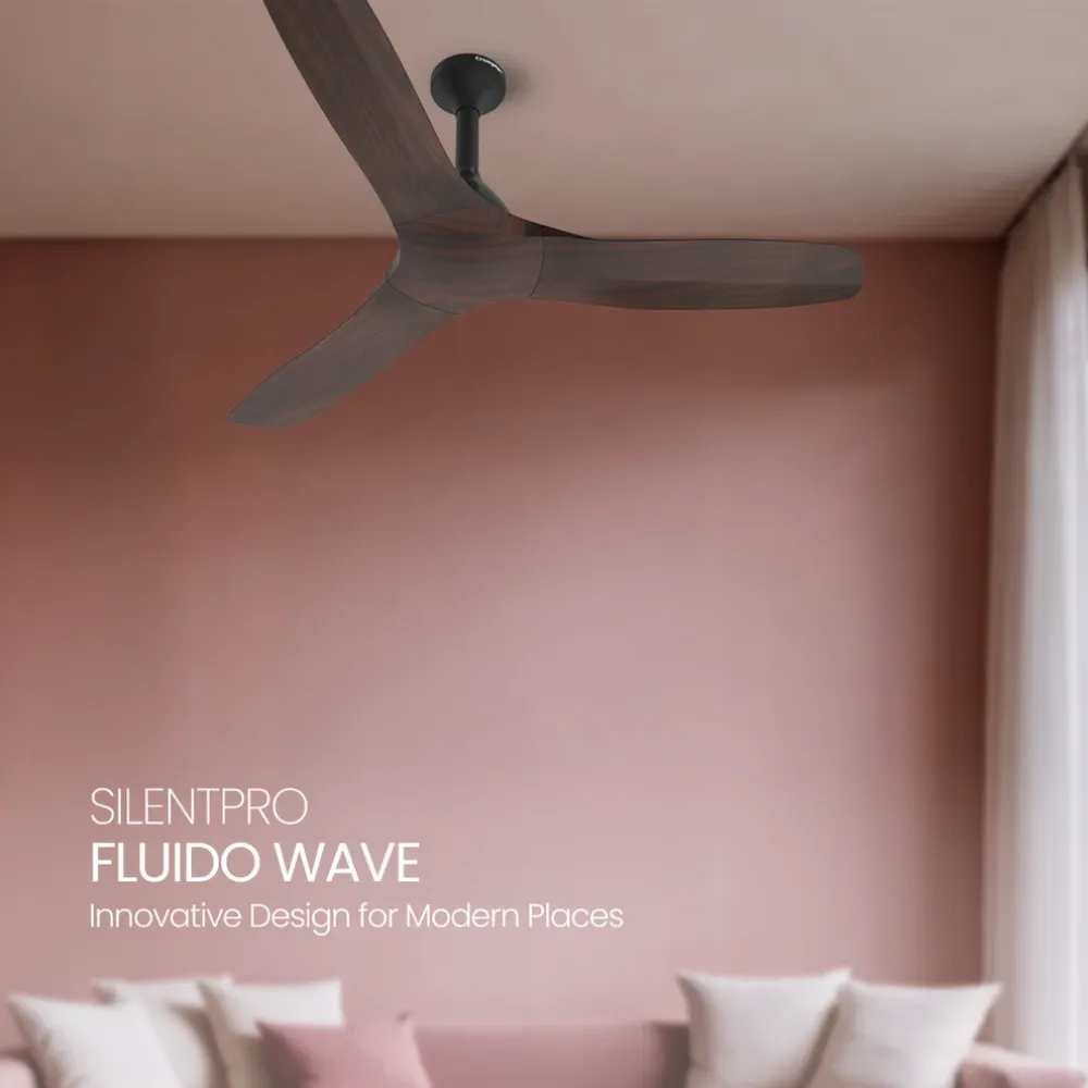 Silent Pro Fluido Wave Ceiling Fan | 900mm/1200mm | Crompton
