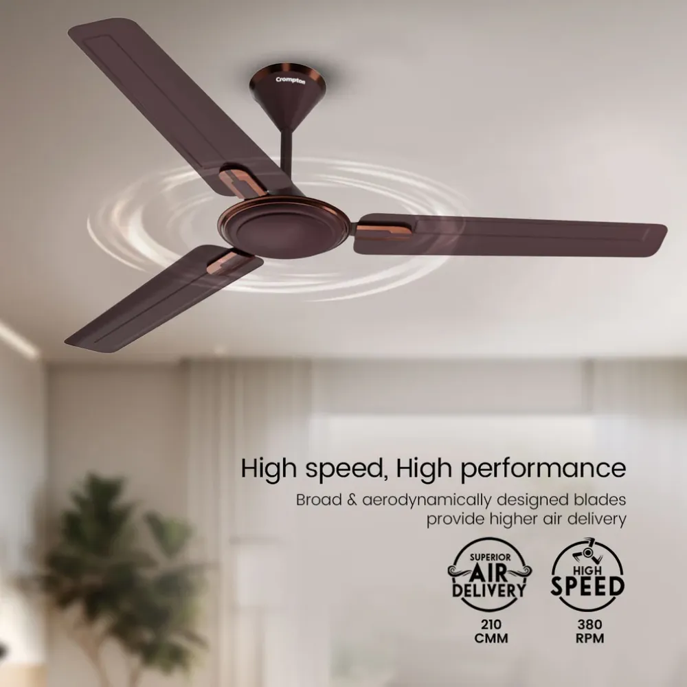 Surebreeze Ariyabriz Prime Ceiling Fan | 1200mm | Crompton