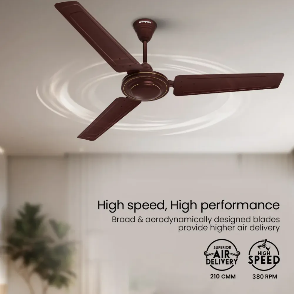 Surebreeze Brizair Ceiling Fan | 1200mm |Crompton