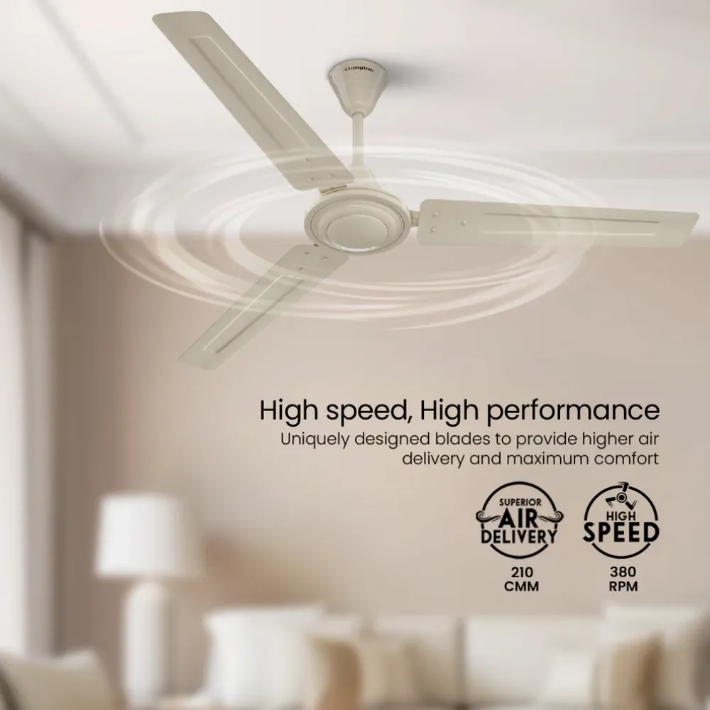Surebreeze Brizair Ceiling Fan | 1200mm |Crompton