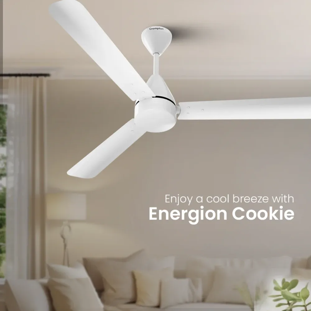 Energion Cookie  Ceiling Fan | 1200mm BLDC| Crompton