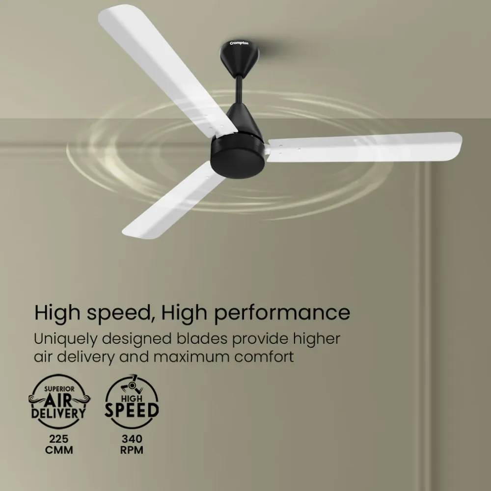 Energion Cookie  Ceiling Fan | 1200mm BLDC| Crompton