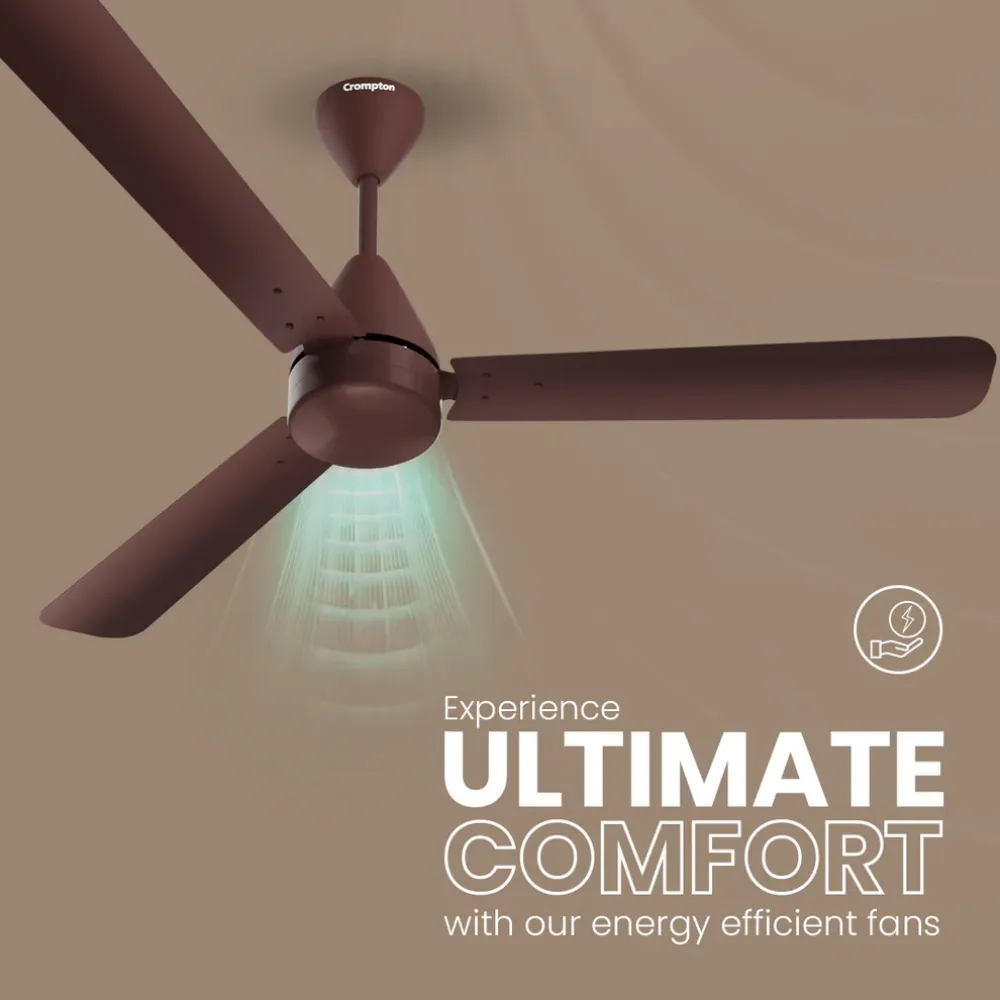Energion Hyperjet  Ceiling Fan | 1200mm BLDC | Remote Control | Crompton