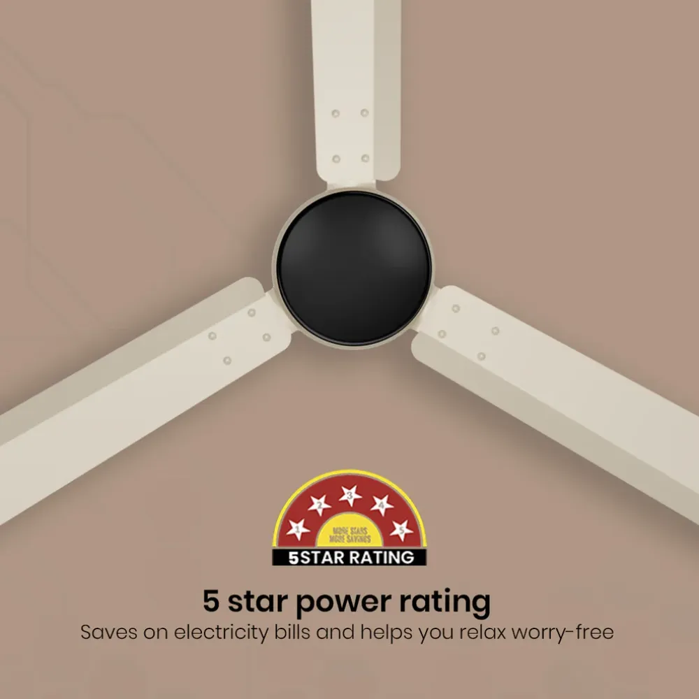 Energion Nucleoid  Ceiling Fan | 1200mm BLDC| Remote Control | Crompton