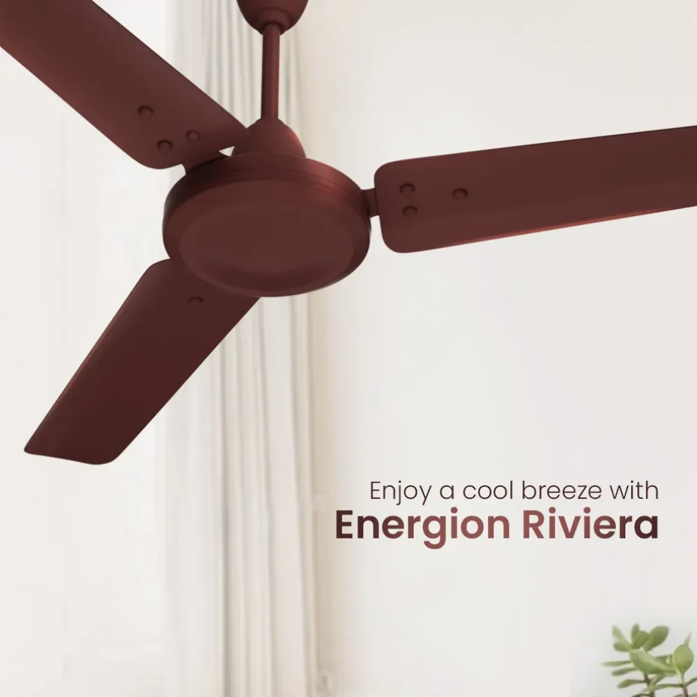Energion Riviera Ceiling Fan | 1200mm BLDC |Crompton