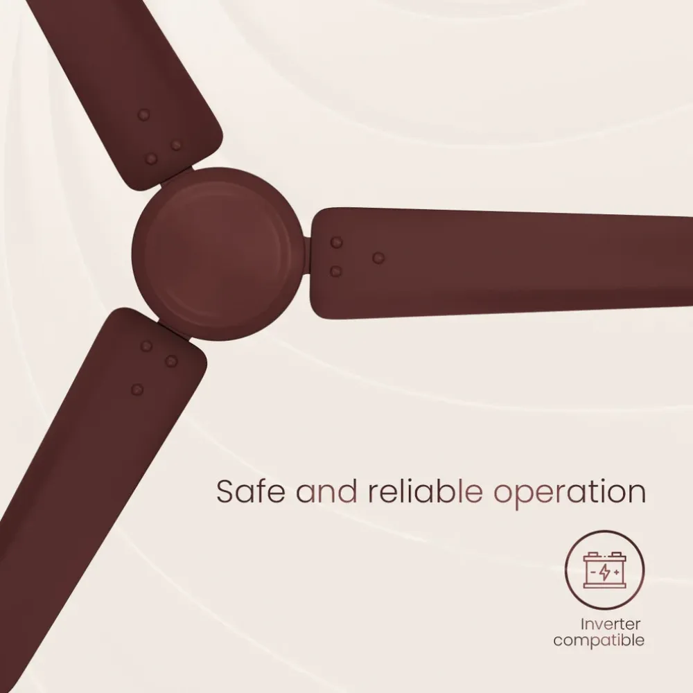 Energion Riviera Ceiling Fan | 1200mm BLDC |Crompton