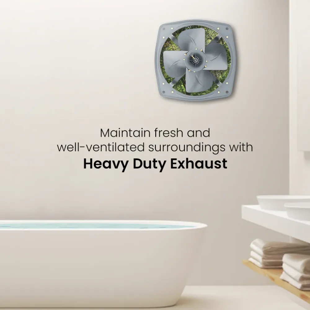 HDEF Exhaust Fan |450mm | Grey | Crompton