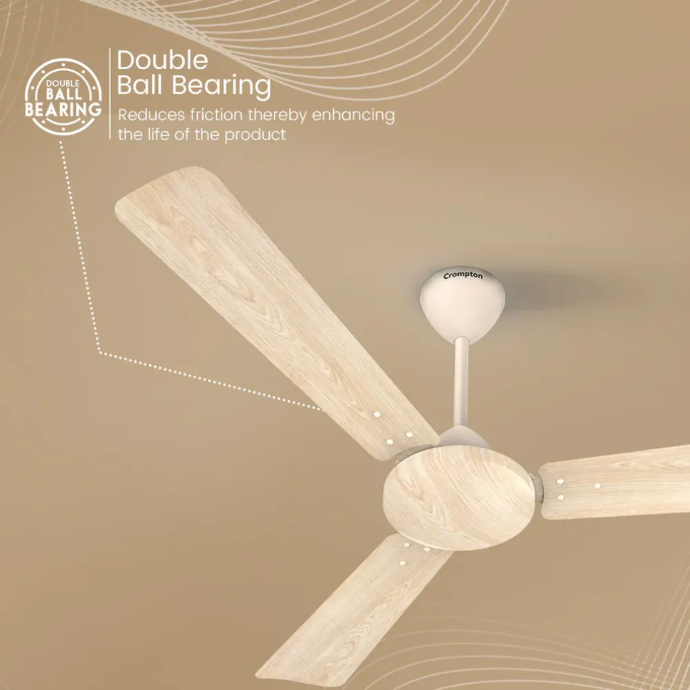 HS Jura Designer Ceiling Fan | 1200mm | Crompton