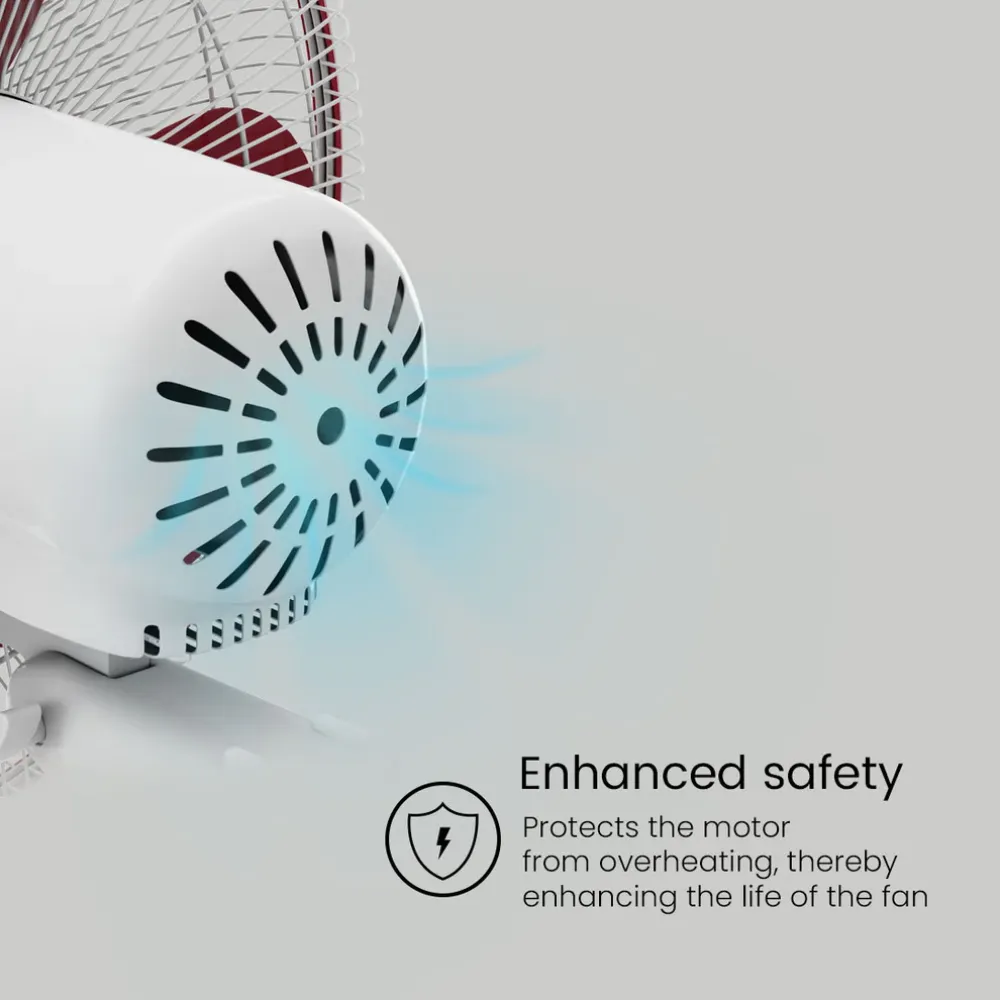 Hiflo Neo Wall Mounted Fan| 300mm | Coffee Brown | Crompton