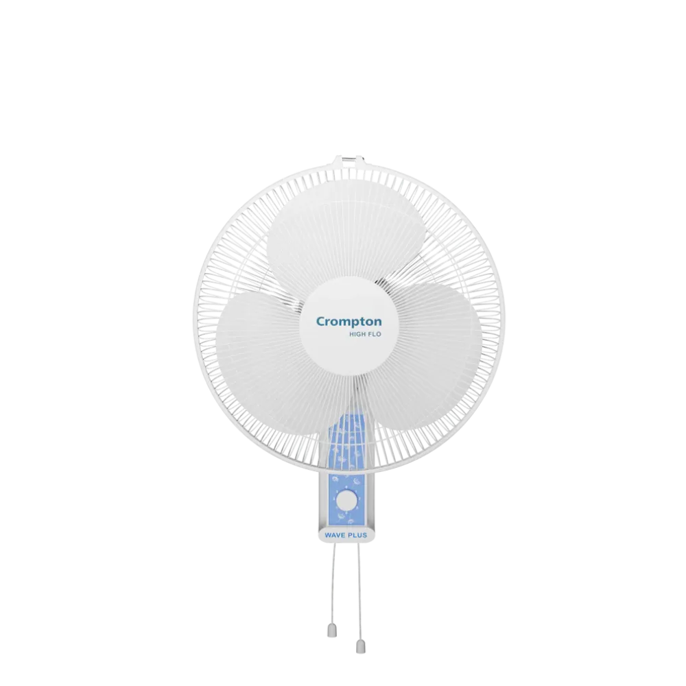 Hiflo Wave Plus Wall Mounted Fan | 400mm | Crompton