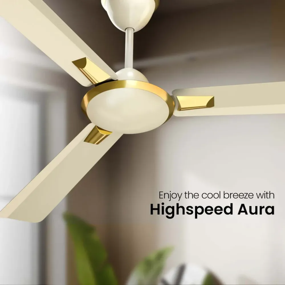 High Speed Aura Ceiling Fan| 1400mm | Crompton