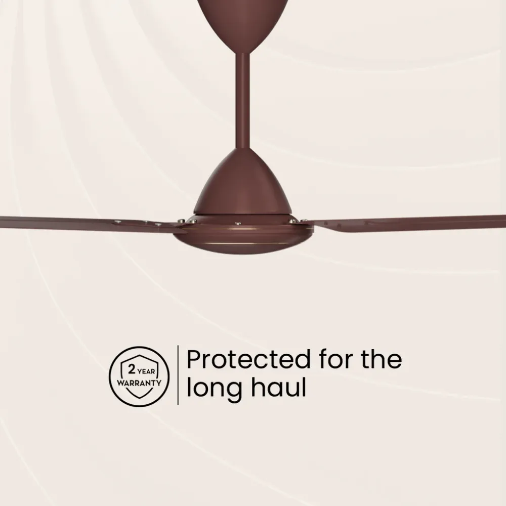 High Speed Dasher Ceiling Fan | 1400mm | Brown | Crompton