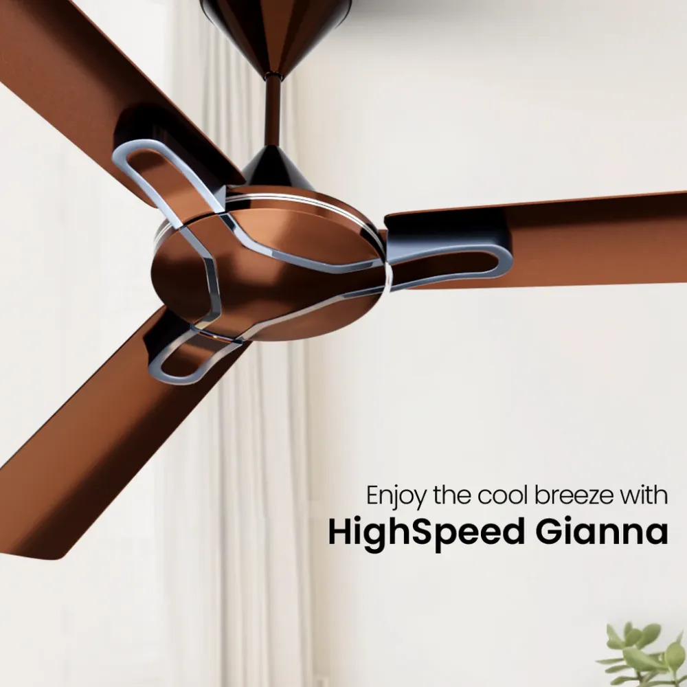 High Speed Gianna Ceiling Fan| 1200mm BLDC | Crompton