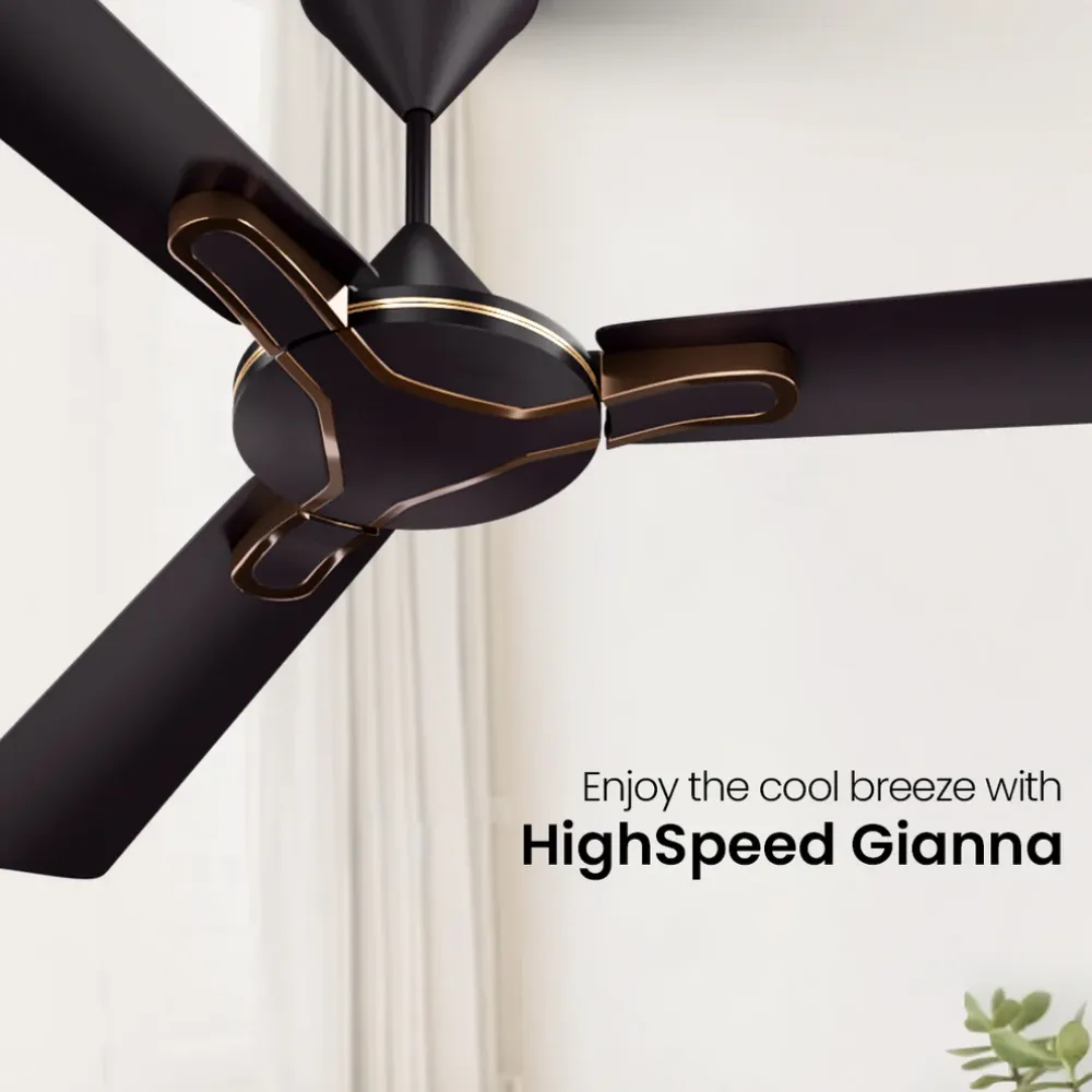 High Speed Gianna Ceiling Fan| 1200mm BLDC | Crompton