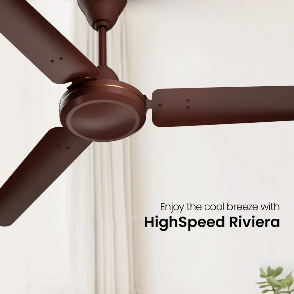 High Speed Riviera  Ceiling Fan | 1200mm |Crompton
