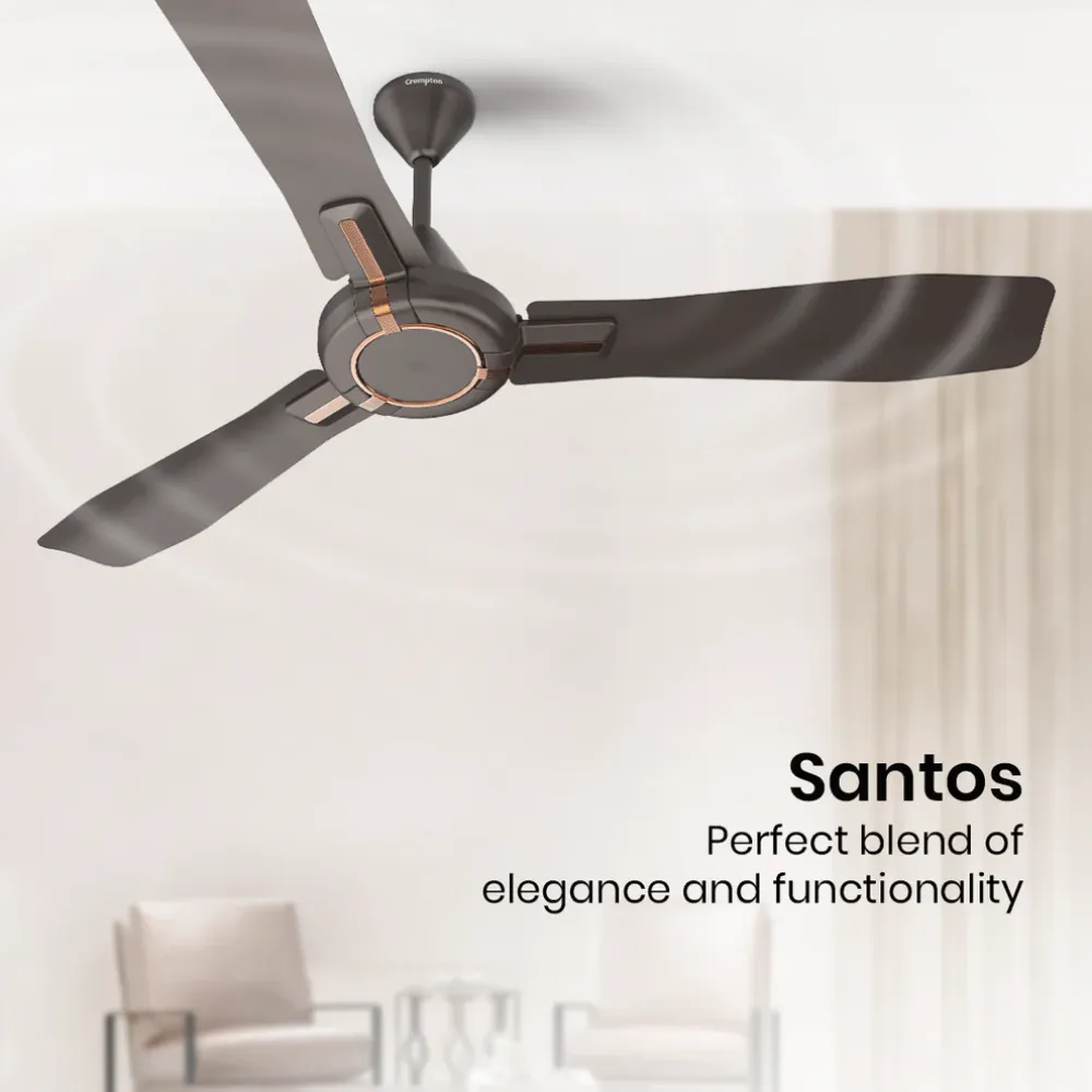 Highspeed Santos Ceiling Fan |1200mm/900mm| Crompton