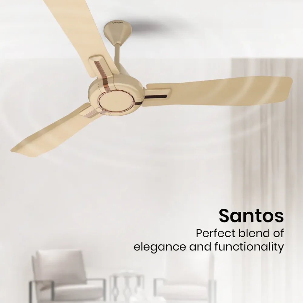 Highspeed Santos Ceiling Fan |1200mm/900mm| Crompton