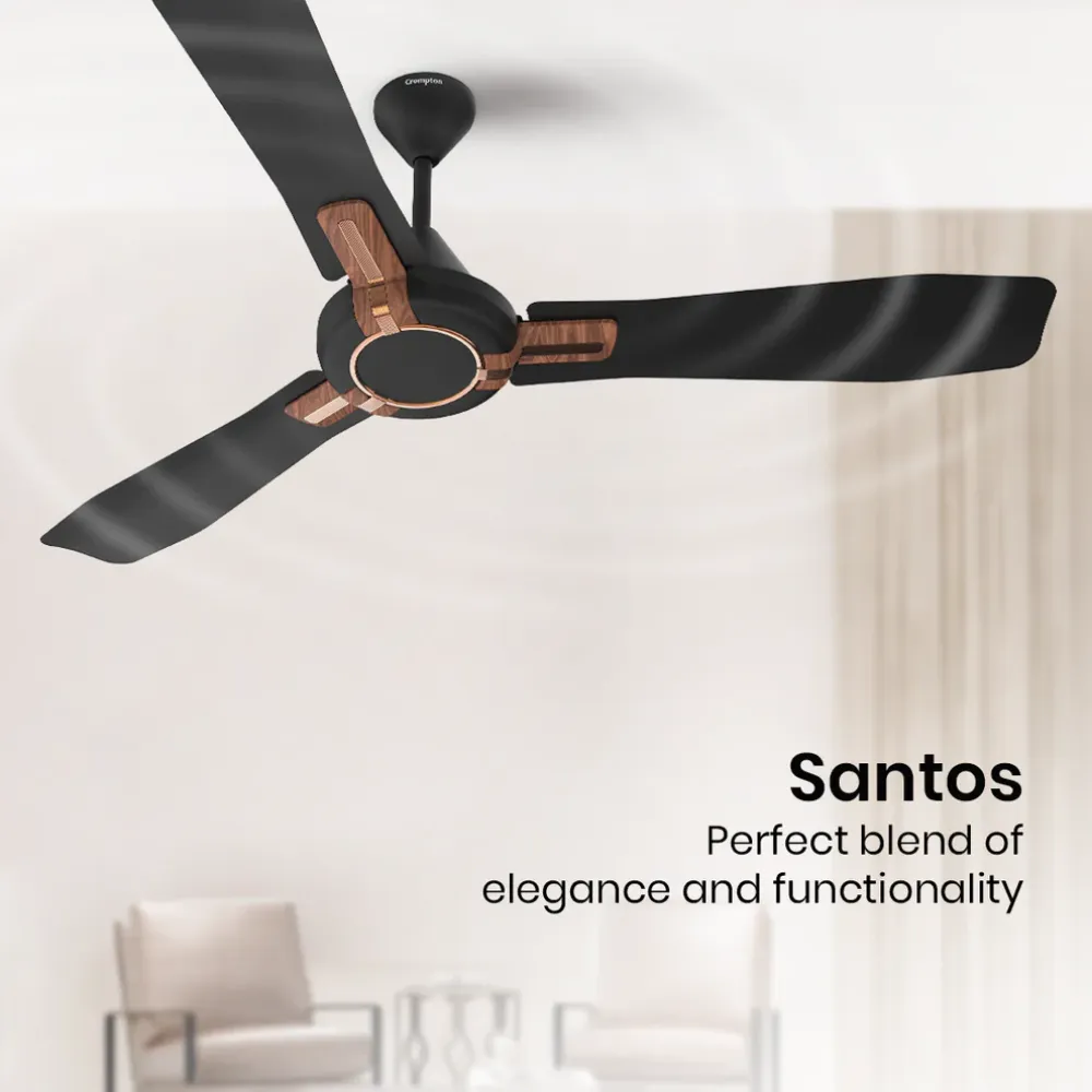 Highspeed Santos Ceiling Fan |1200mm/900mm| Crompton
