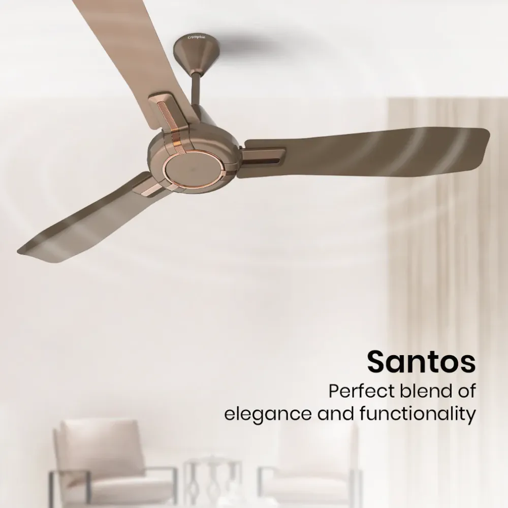 Highspeed Santos Ceiling Fan |1200mm/900mm| Crompton