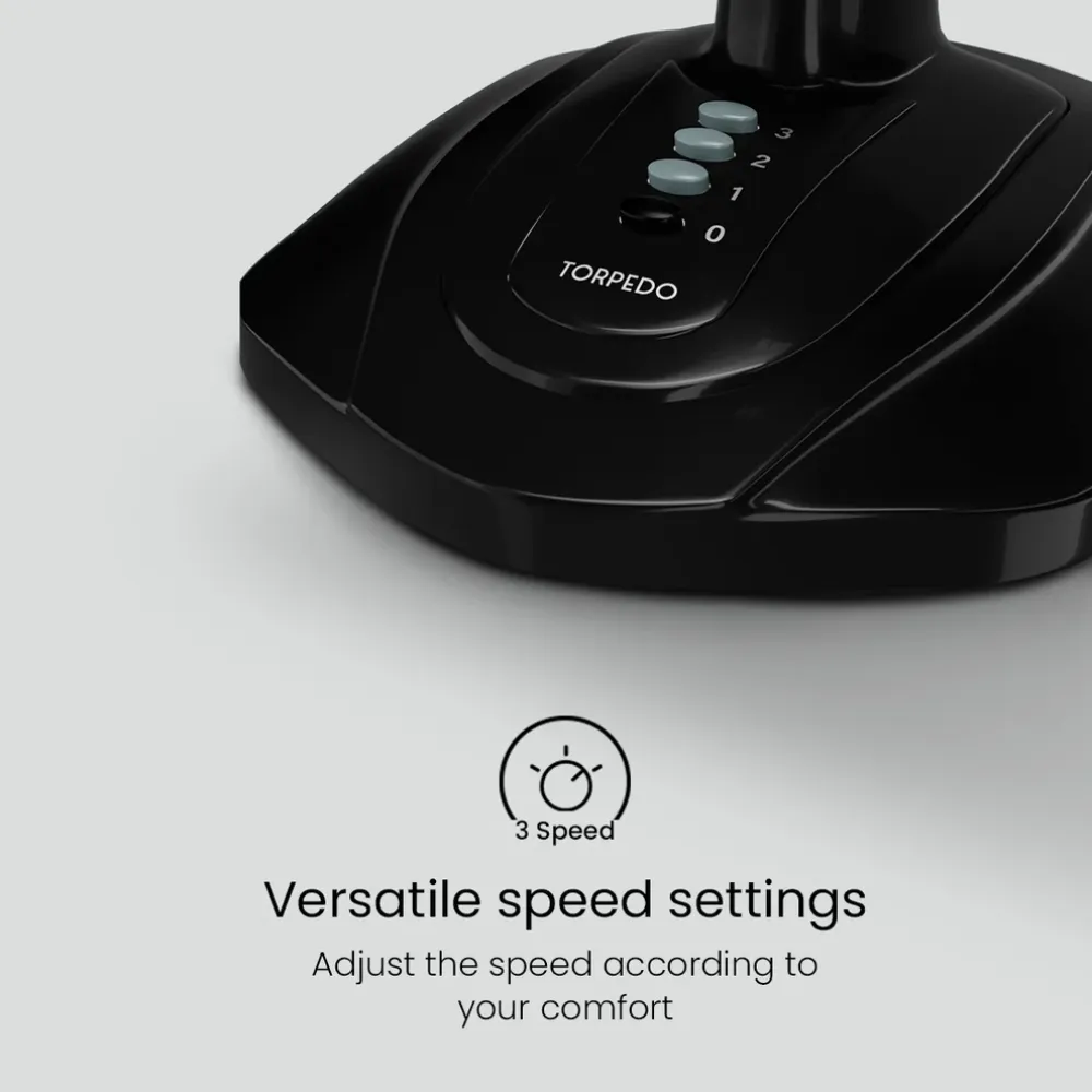 Highspeed Torpedo Table Fan | 400mm | Crompton