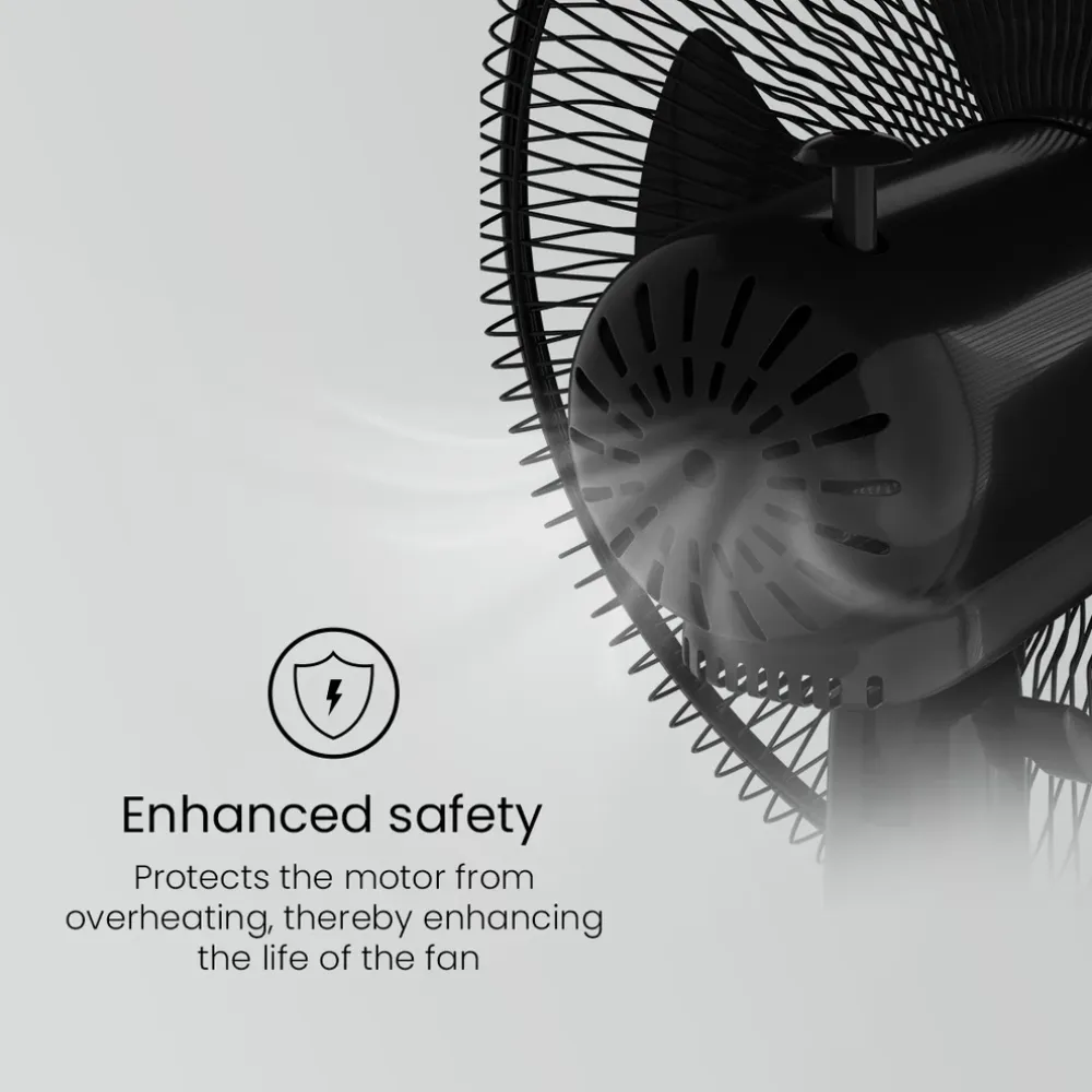 Highspeed Torpedo Table Fan | 400mm | Crompton