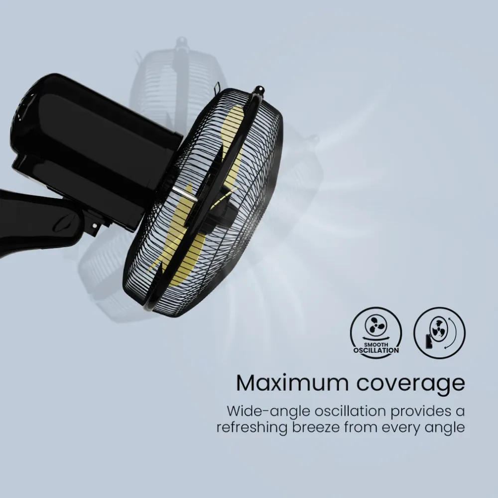 Highspeed Torpedo Wall Mounted Fan | 400mm | Crompton