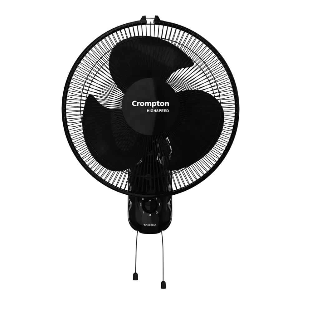 Highspeed Torpedo Wall Mounted Fan | 400mm | Crompton