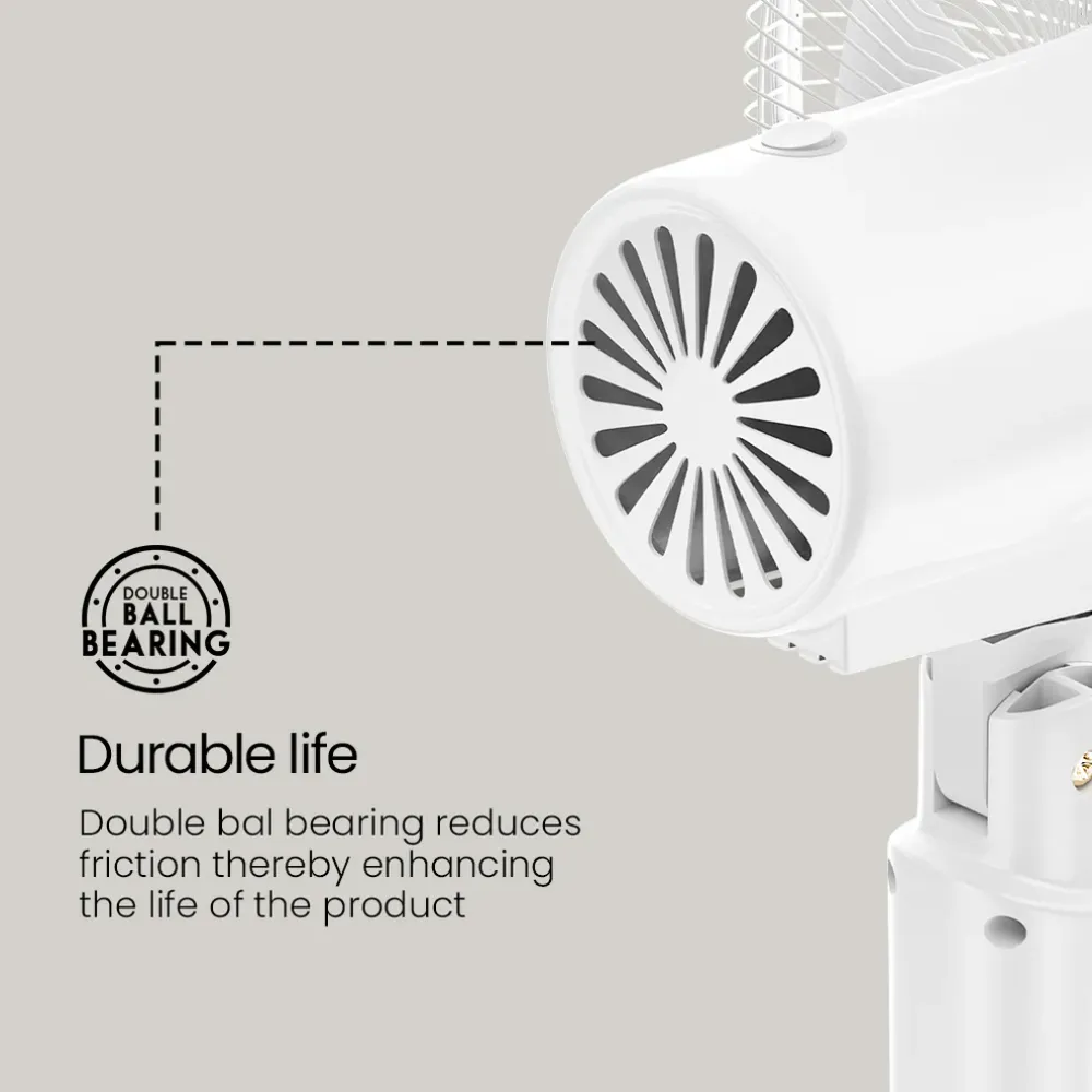 Hispeed Gale Plus Pedestal Fan | 400mm | Crompton