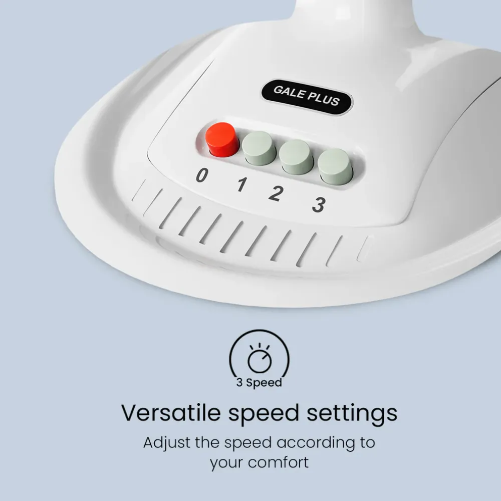 Hispeed Gale Plus Table Fan | 400mm | Crompton