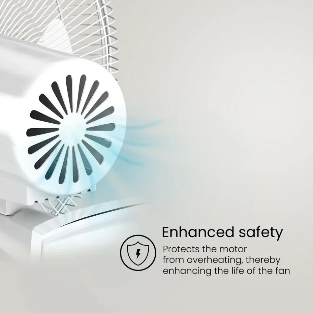 Hispeed Gale Plus Wall Mounted Fan | 400mm | Crompton