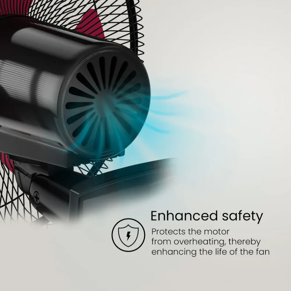 Hispeed Gale Plus Wall Mounted Fan | 400mm | Crompton