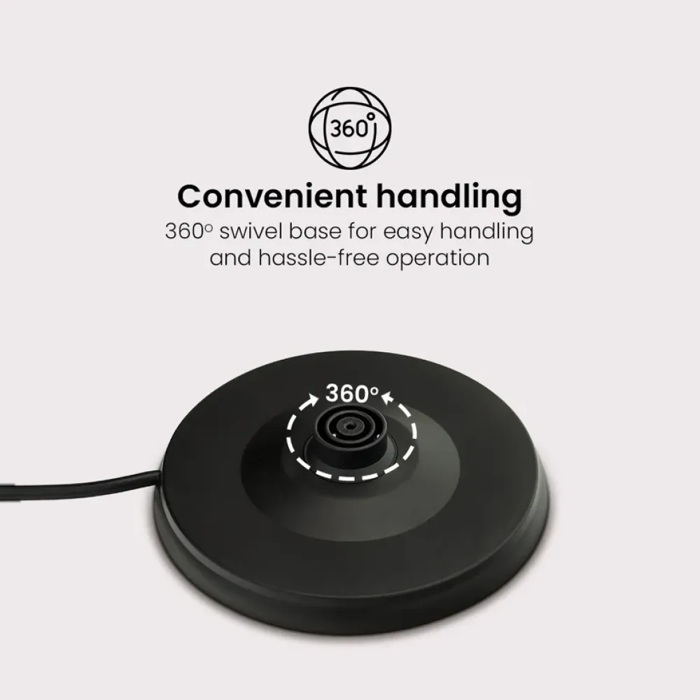 Electric Kettle |1.2L |Black |Crompton