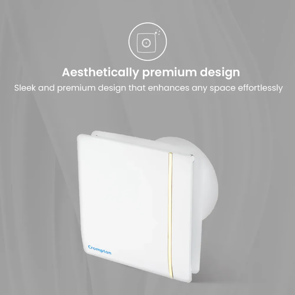 New Mount Air Exhuast Fan | 100mm | Crompton