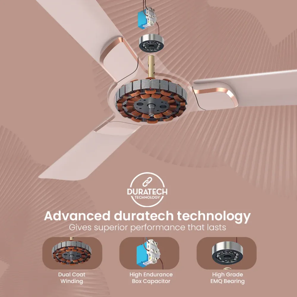 Premion Avancer Swirl Ceiling Fan |1200mm|Crompton