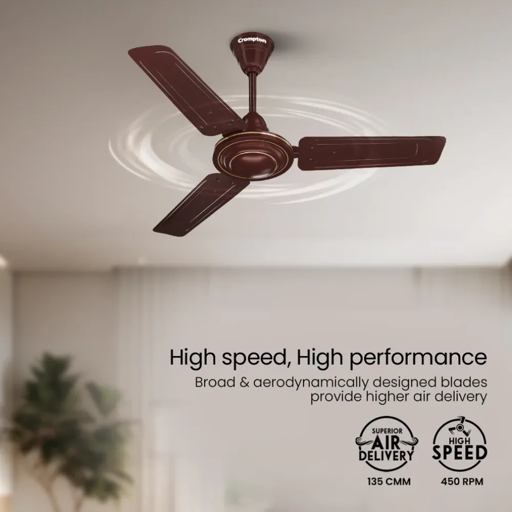 Surebreeze Brizair Ceiling Fan | 900mm | Crompton