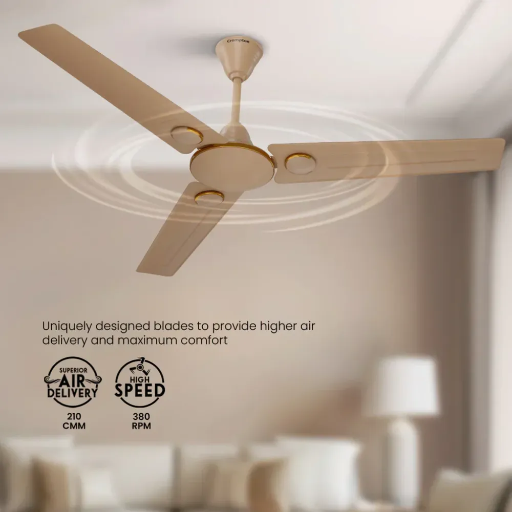 Surebreeze Montania Ceiling Fan| 1200mm | Crompton