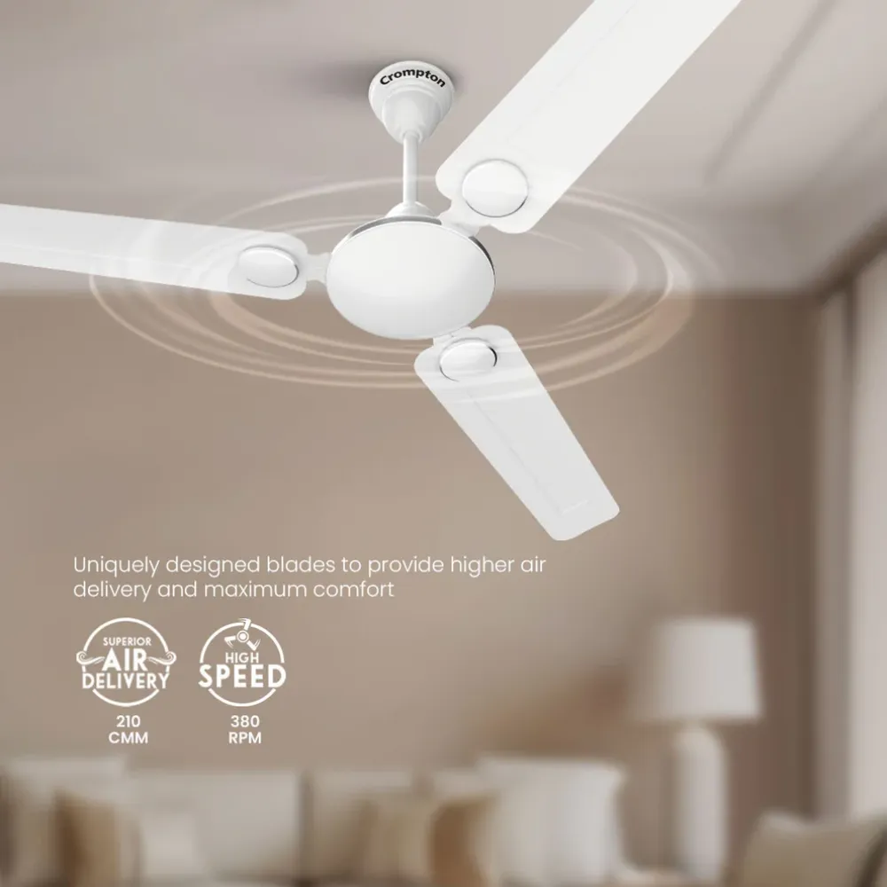 Surebreeze Montania Ceiling Fan| 1200mm | Crompton