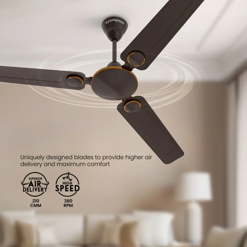 Surebreeze Montania Ceiling Fan| 1200mm | Crompton