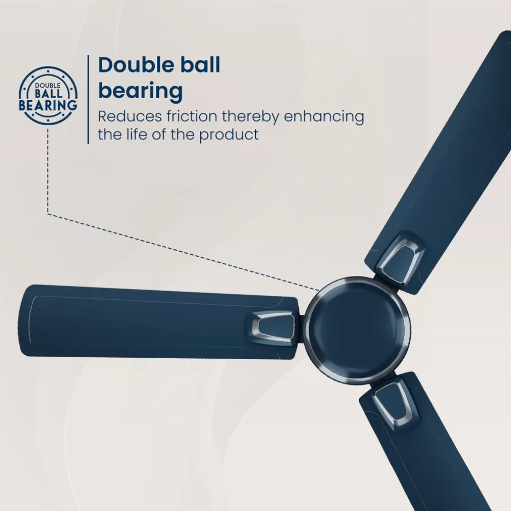 Surebreeze Optimus Ceiling Fan | 1400mm |Blue | Crompton