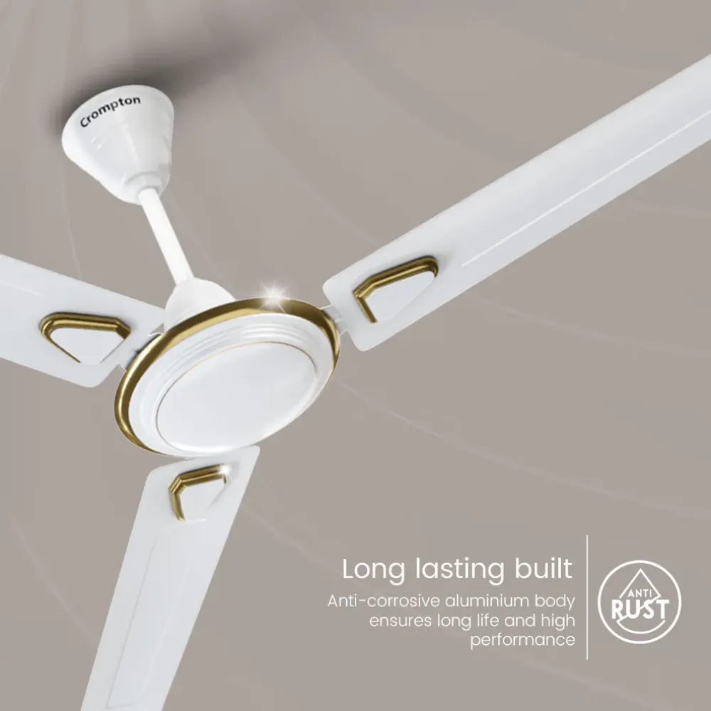 Surebreeze Super Briz Deco Ceiling Fan | 1200mm | Crompton